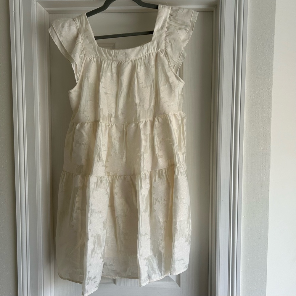 Entro Ivory Flower Dress